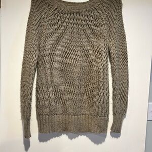 American Eagle Outfitters Women's Brown Knit Sweater